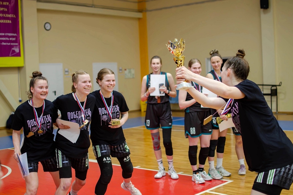 Баскетболистки СПбГЛТУ чемпионки Санкт-Петербурга среди студенческих команд в дисциплине 3х3