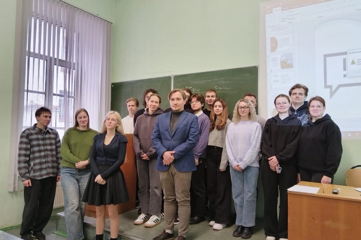 Встреча студентов СПбГЛТУ с представителем КГИОП
