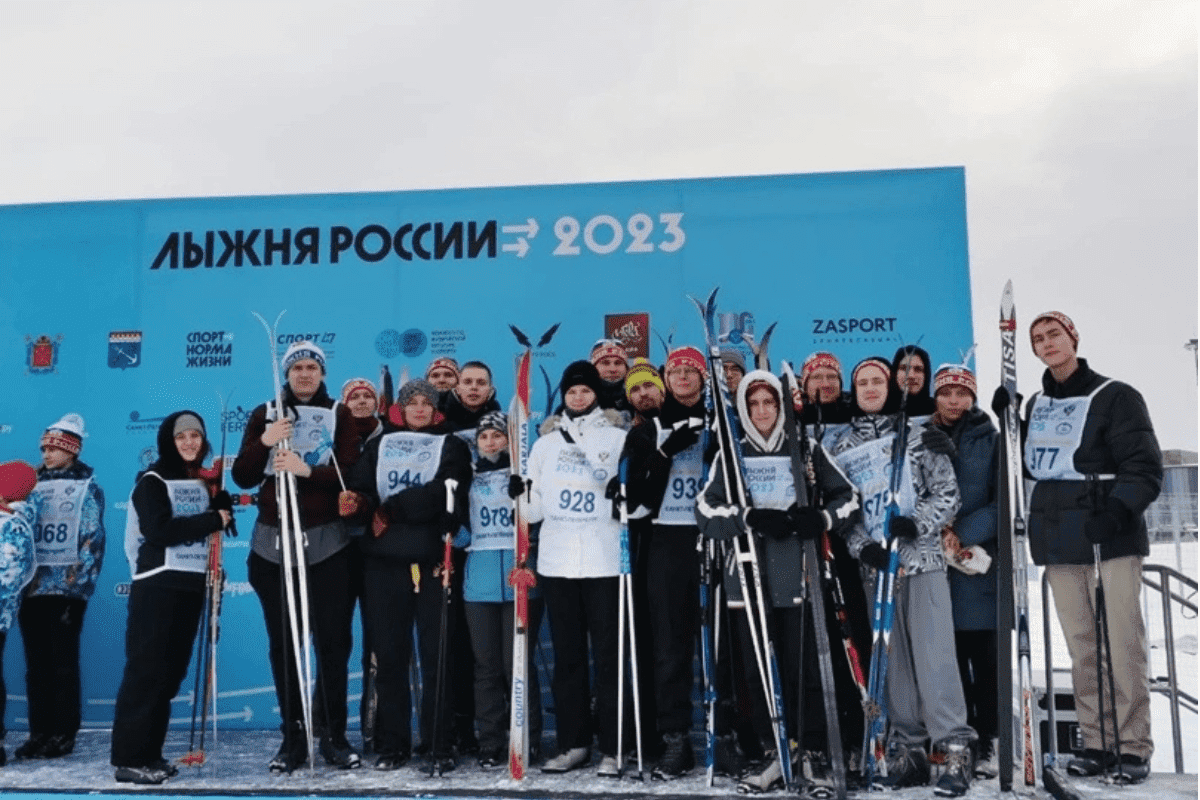 Студенты и сотрудники СПбГЛТУ приняли активное участие в соревнованиях «ЛЫЖНЯ РОССИИ 2023»