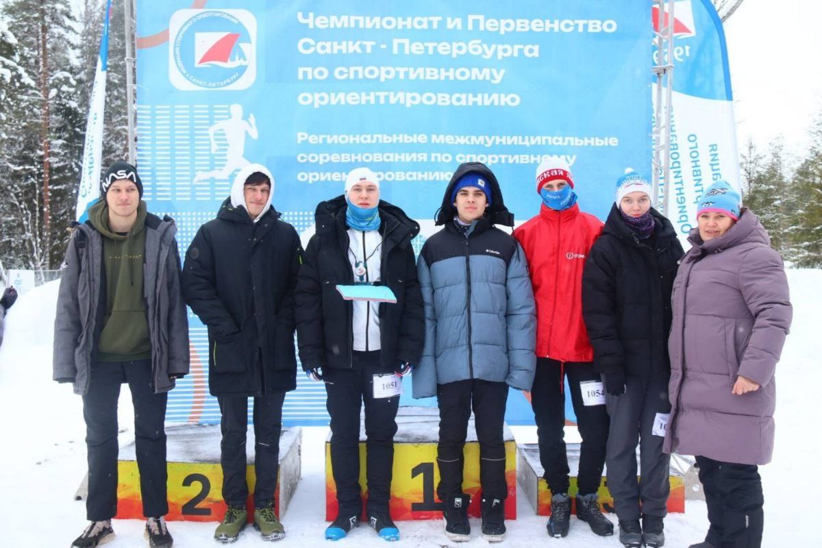 Студенты СПбГЛТУ вошли в семёрку сильнейших на городских соревнованиях по спортивному ориентированию