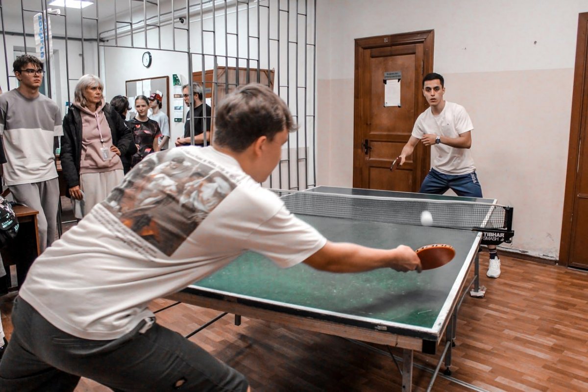 Спартакиада СПбГЛТУ по настольному теннису среди первокурсников