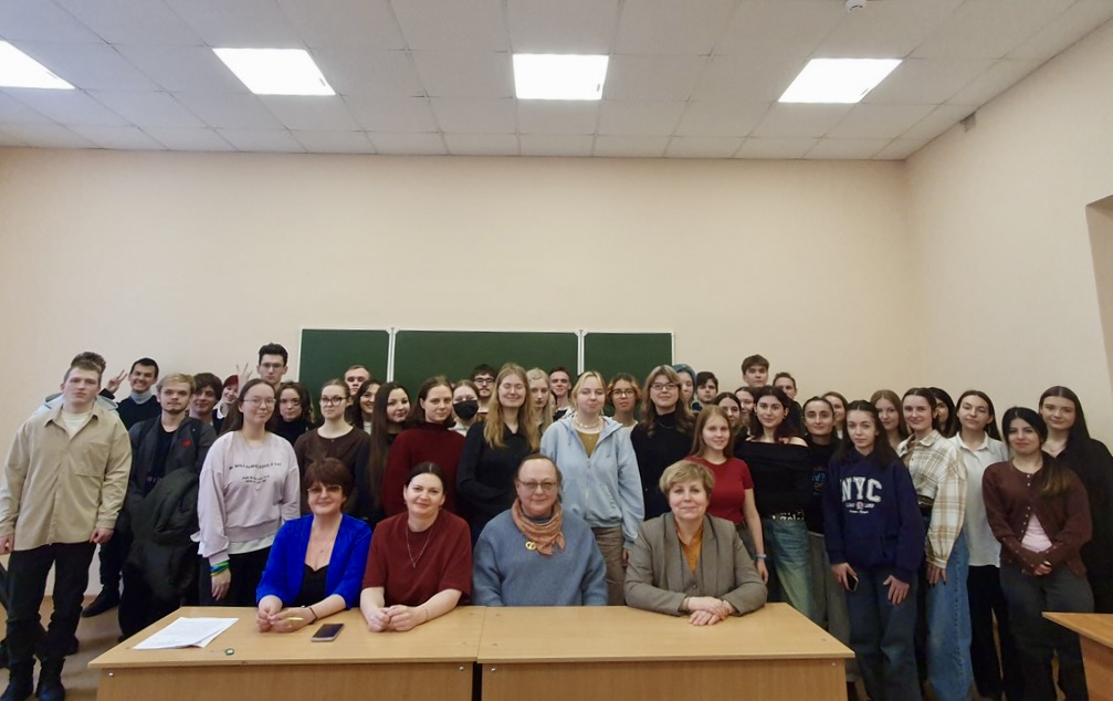 Встреча студентов СПбГЛТУ с руководителем Службы русского языка Института лингвистических исследований РАН